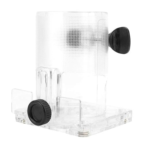 Fresatrice per la Lavorazione del Legno Base in Plastica Trasparente Accessorio Protettivo per Elettroutensili (ispessito) Utensili Elettrici (Sezione spessa) - Honorern