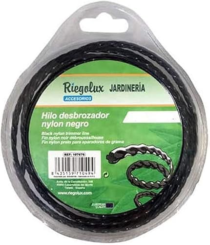 Filo per decespugliatore elicoidale in Nylon, Nero, 4 mm x 15 m, 107679 - Honorern