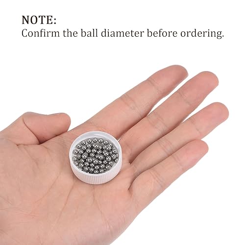 100pz Precisione Sfere - [3mm] 316L Acciaio Inossidabile per Cuscinetti Uso, Solido - Honorern