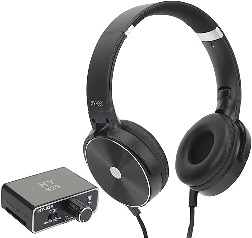 Rilevatore di Perdite nel Tubo Dell'acqua Sotterraneo Intensificatore del Suono Ad Alta Resistenza Migliorato con Cuffia Sensore Dell'acqua Intelligente Adatto per la Costruzione di Siti Domestici(EU) - Honorern