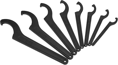 8 Pezzi Chiave a Gancio, Chiave Tipo C 22 mm-65 mm per Dado Tondo - Honorern