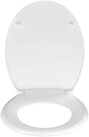 WENKO Sedile WC Pop-Art, sedile wc con chiusura ammortizzata, attacco igienico Fix-Clip, coperchio wc in Duroplast antibatterico - Honorern