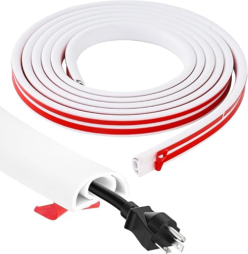 Kabelkanal Premium Kabelkanal Flexibler Kabelführung, 2 cm x 3 m, Bianco, PVC, Modern, Autoadesivo - Honorern