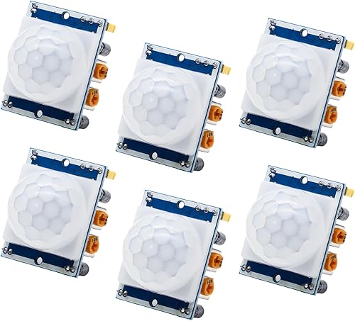 PIR sensore di movimento modulo sensore di movimento, APKLVSR 6 moduli di sensore a infrarossi PIR compatibili con Arduino e Raspberry Pi - Honorern