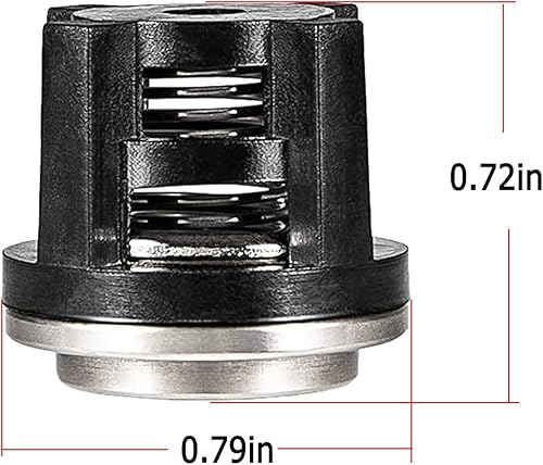 ymt AR1828 Kit acqua di ricambio per Annovi Reverberi 18mm XR RK RKA RKV 70-0179, 18mm, nuove valvole + O-ring - Honorern