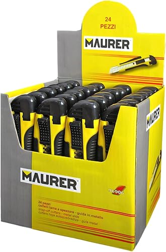 Maurer 2510781 Maurer-Cutter, 18 mm, Con 2 Fogli, Espositore 24piezas) - Honorern