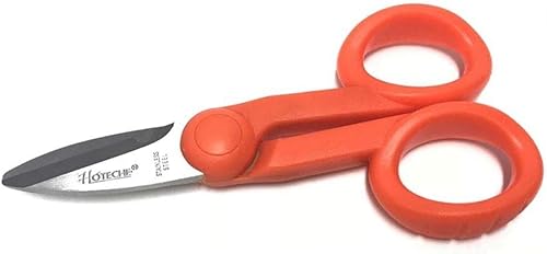 FORBICI ELETTRICISTA LAMA SEGHETTATA FORBICE SPELLAFILI TAGLIACAVI TAGLIA CAVO - Honorern