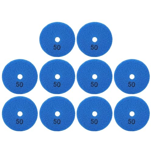 Tamponi per lucidatura da 10 pezzi Tampone per lucidatura in marmo bagnato da 50 grana Lama diamantata da 3 pollici per la molatura di granito, cemento e marmo - Honorern